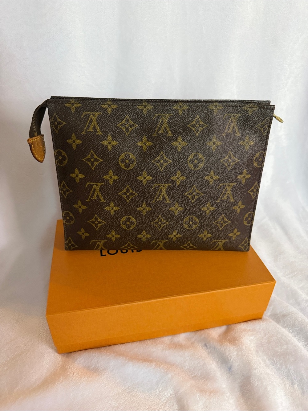 💖Louis Vuitton Monogram Canvas Toiletry Pouch in Brown